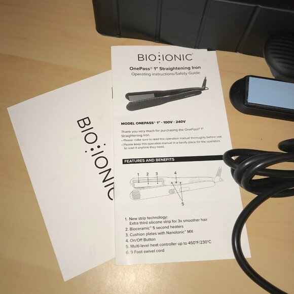 Bio Ionic Nano Ionic MX One Pass Styling Iron 1" - Picture 6 of 12